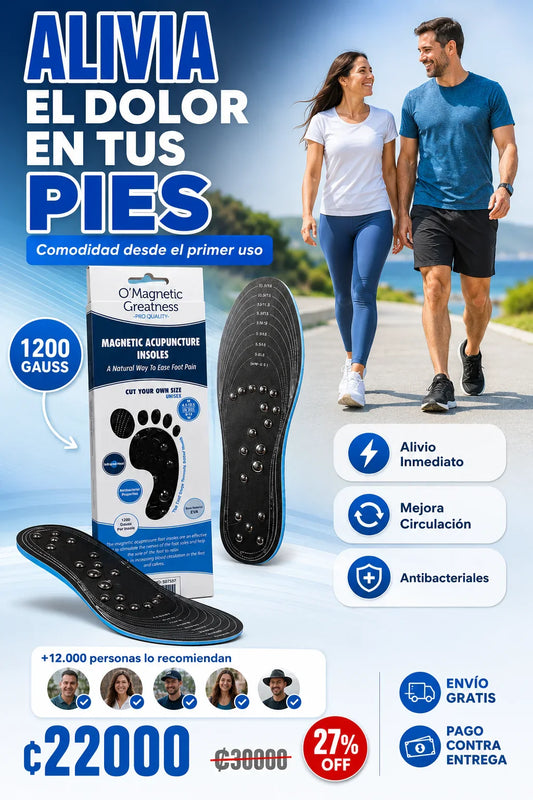 PLANTILLAS DE ALIVIO CON ACUPRESIÓN